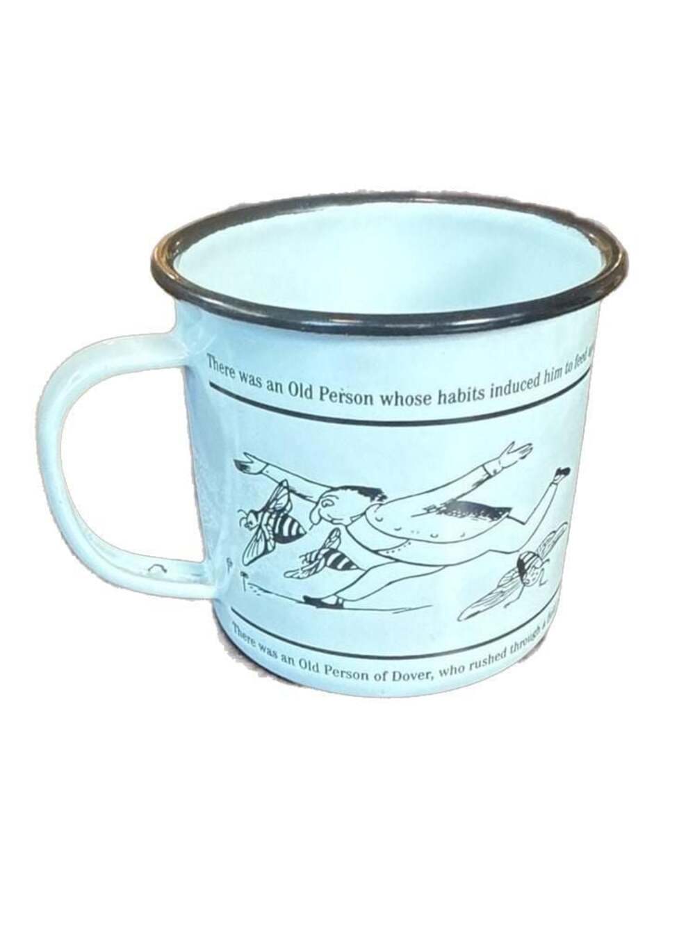 Royal Academy of Arts Edward Lear Enamel Mug "Old Person of Dover"